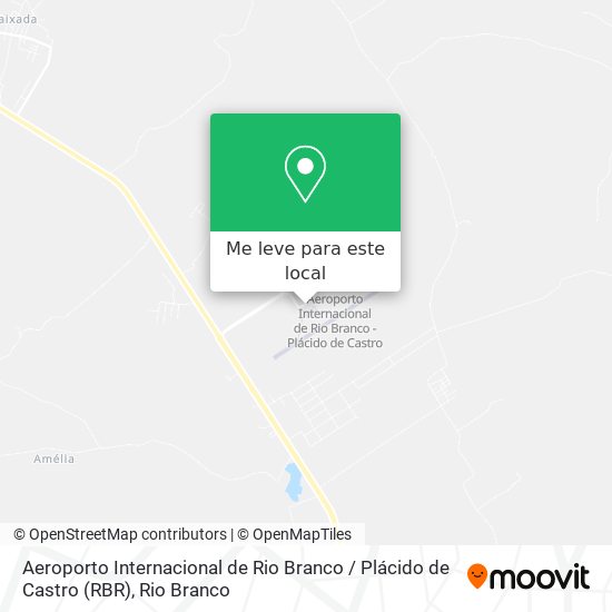 Aeroporto Internacional de Rio Branco / Plácido de Castro (RBR) mapa