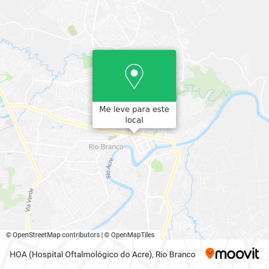 HOA (Hospital Oftalmológico do Acre) mapa