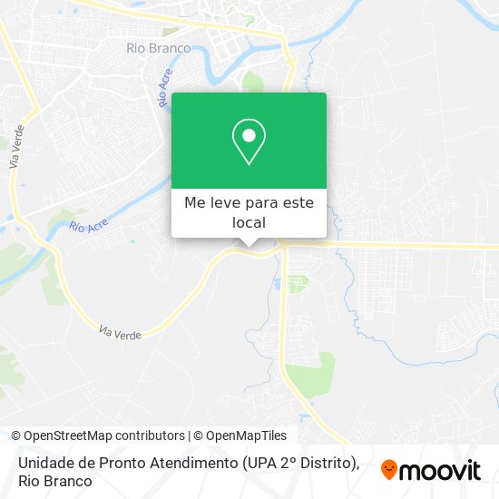 Unidade de Pronto Atendimento (UPA 2º Distrito) mapa
