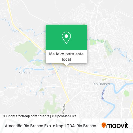 Atacadão Rio Branco Exp. e Imp. LTDA mapa