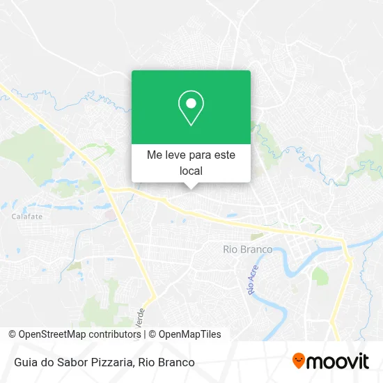 Guia do Sabor Pizzaria mapa