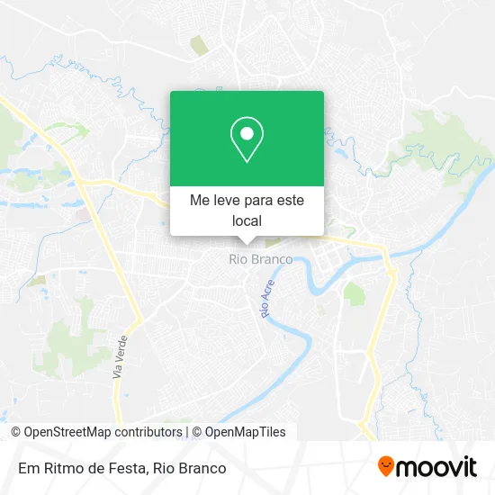 Em Ritmo de Festa mapa
