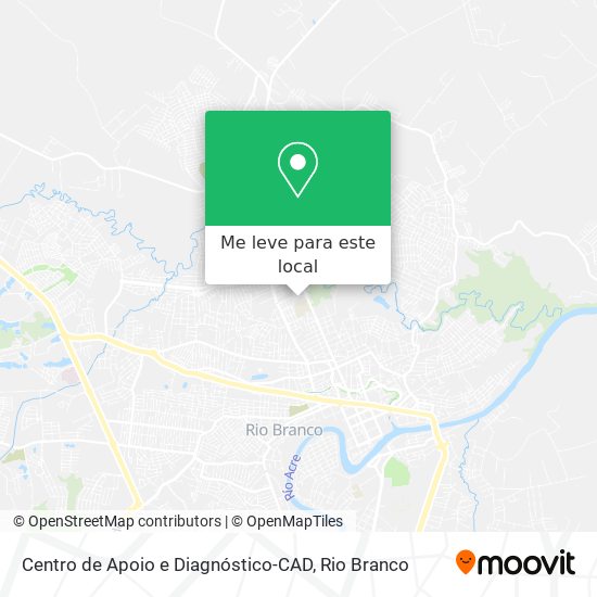 Centro de Apoio e Diagnóstico-CAD mapa