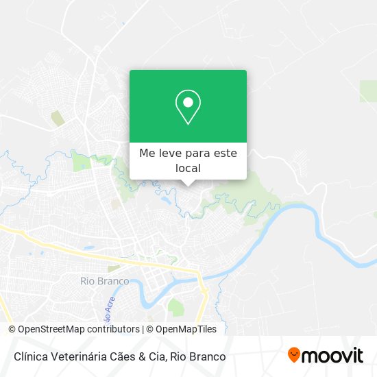 Clínica Veterinária Cães & Cia mapa