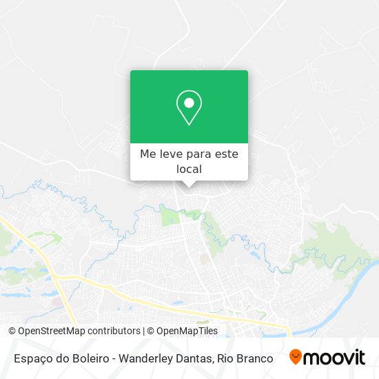 Espaço do Boleiro - Wanderley Dantas mapa
