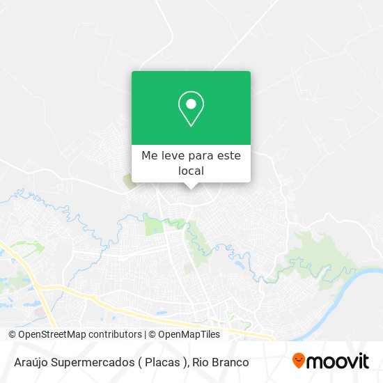 Araújo Supermercados ( Placas ) mapa