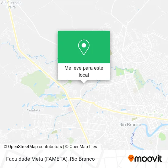 Faculdade Meta (FAMETA) mapa