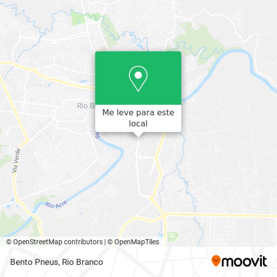 Bento Pneus mapa