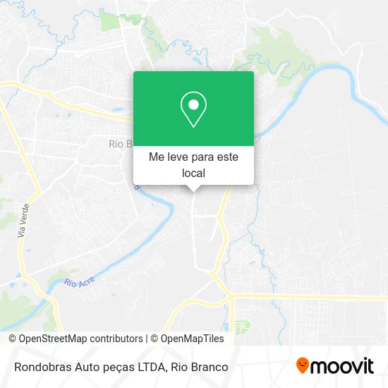 Rondobras Auto peças LTDA mapa