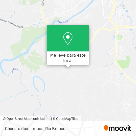 Chacara dois irmaos mapa