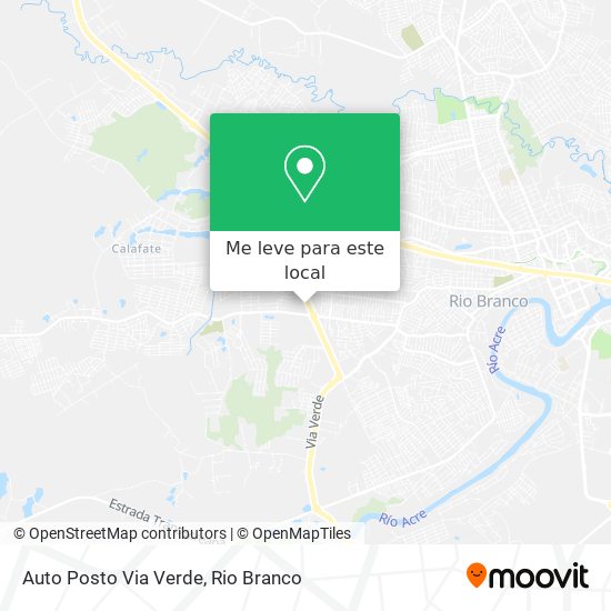 Auto Posto Via Verde mapa