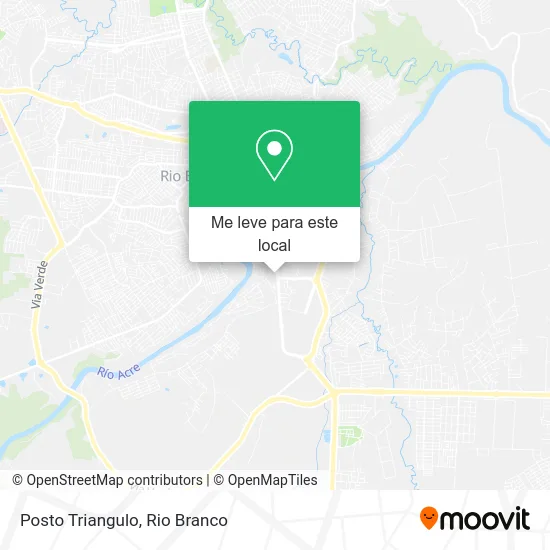 Posto Triangulo mapa