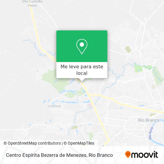 Centro Espírita Bezerra de Menezes mapa