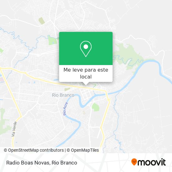 Radio Boas Novas mapa