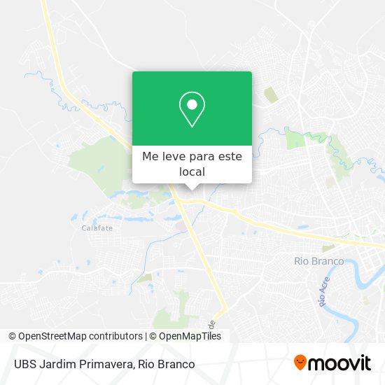 UBS Jardim Primavera mapa