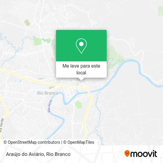 Araújo do Aviário mapa