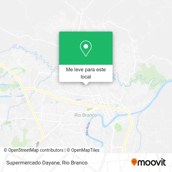 Supermercado Dayane mapa