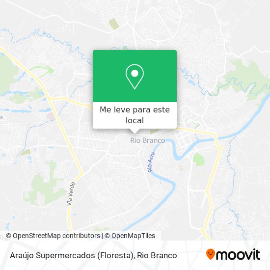 Araújo Supermercados (Floresta) mapa