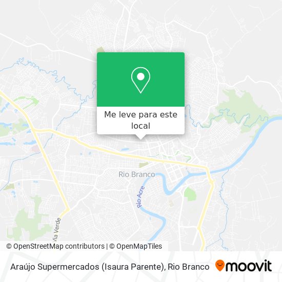 Araújo Supermercados (Isaura Parente) mapa
