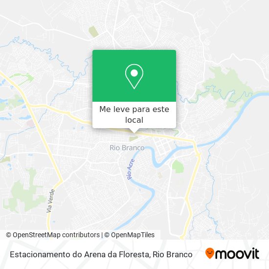 Estacionamento do Arena da Floresta mapa