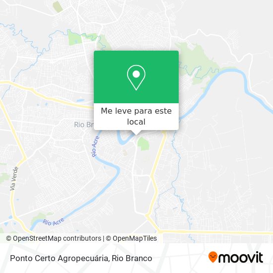 Ponto Certo Agropecuária mapa