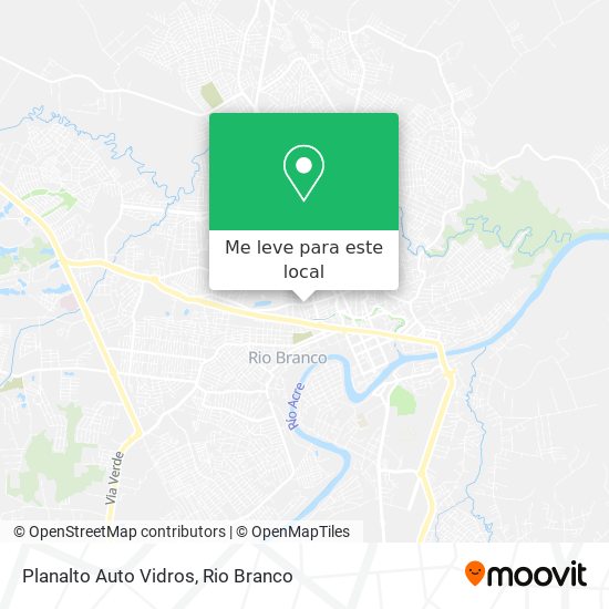 Planalto Auto Vidros mapa