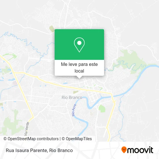 Rua Isaura Parente mapa
