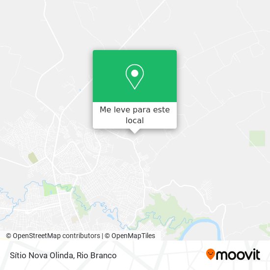 Sítio Nova Olinda mapa