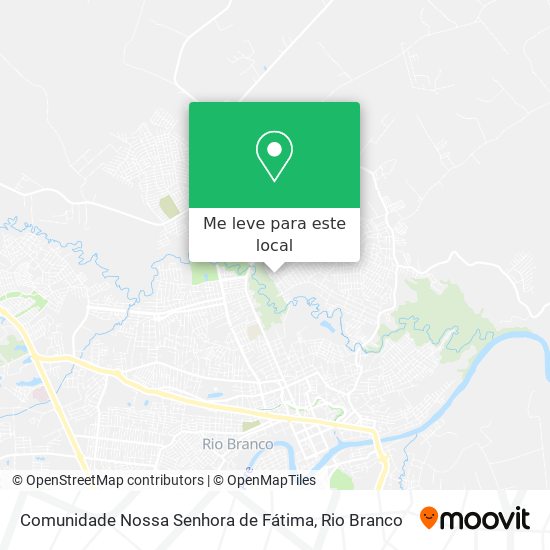 Comunidade Nossa Senhora de Fátima mapa