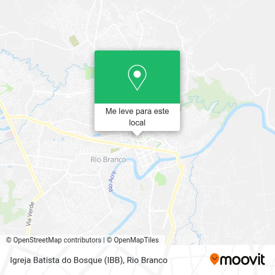 Igreja Batista do Bosque (IBB) mapa