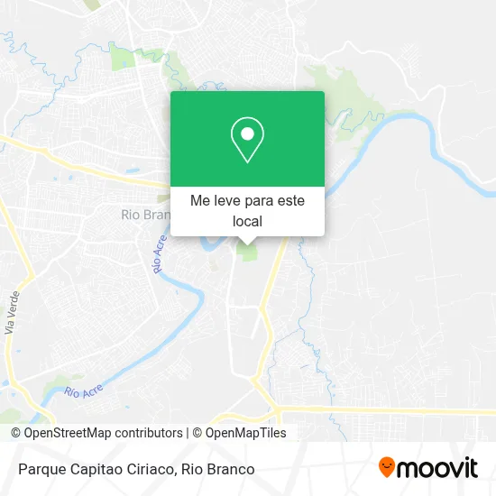 Parque Capitao Ciriaco mapa
