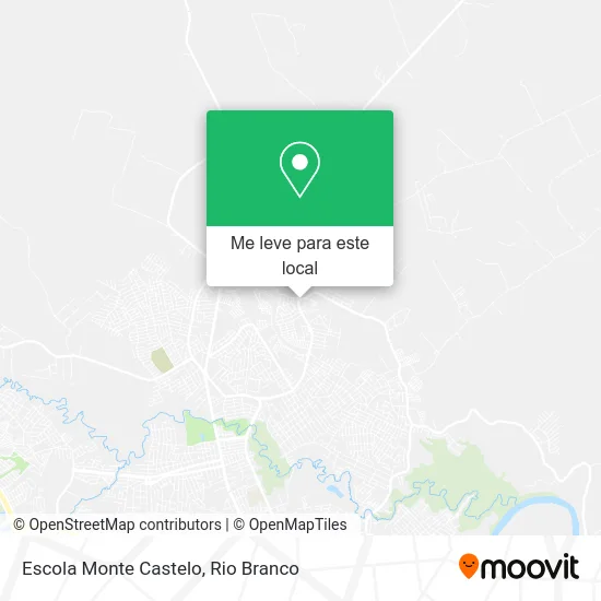 Escola Monte Castelo mapa
