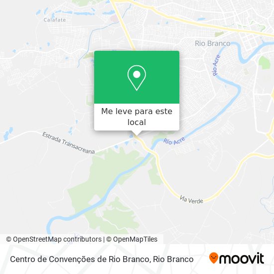 Centro de Convenções de Rio Branco mapa