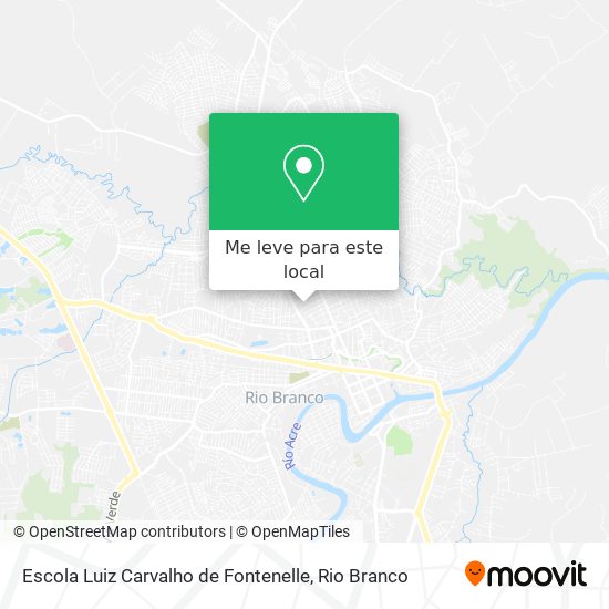 Escola Luiz Carvalho de Fontenelle mapa