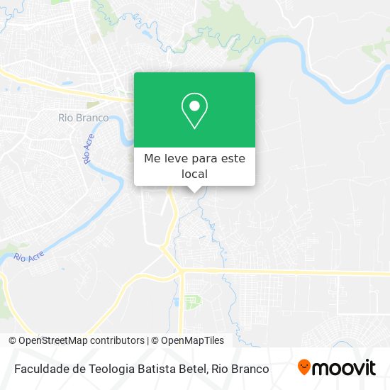 Faculdade de Teologia Batista Betel mapa