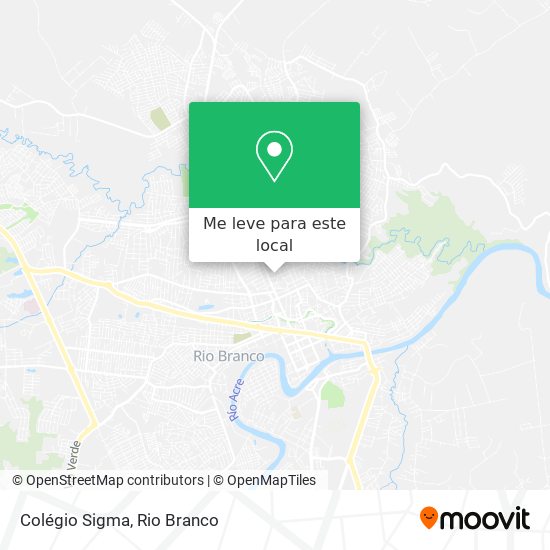 Colégio Sigma mapa