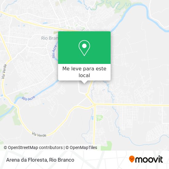 Arena da Floresta mapa