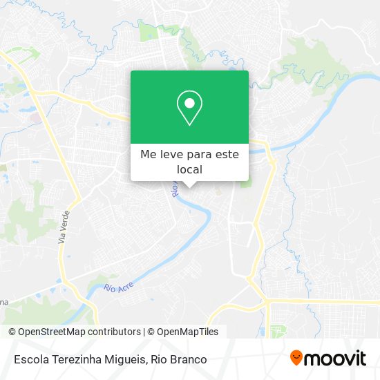 Escola Terezinha Migueis mapa