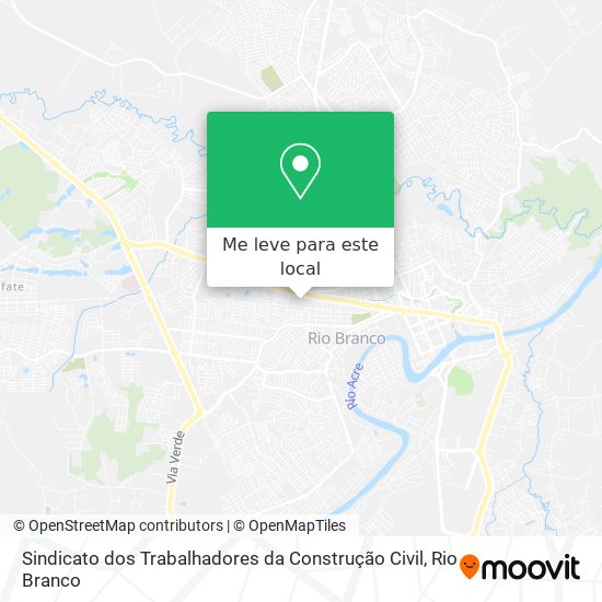Sindicato dos Trabalhadores da Construção Civil mapa