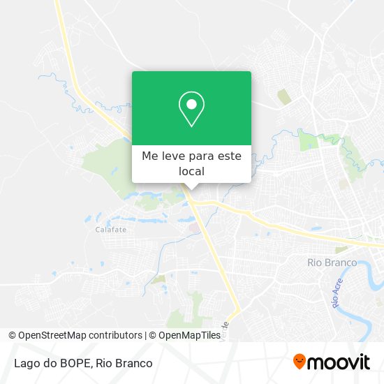 Lago do BOPE mapa