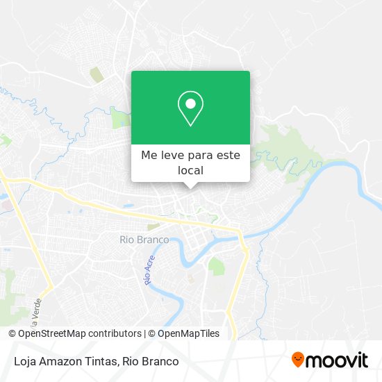Loja Amazon Tintas mapa