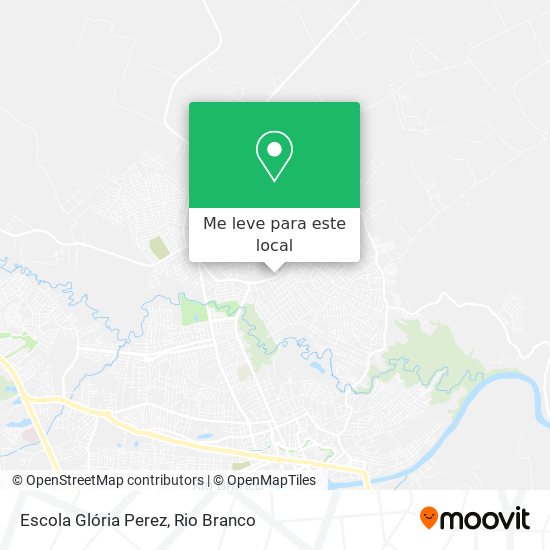 Escola Glória Perez mapa