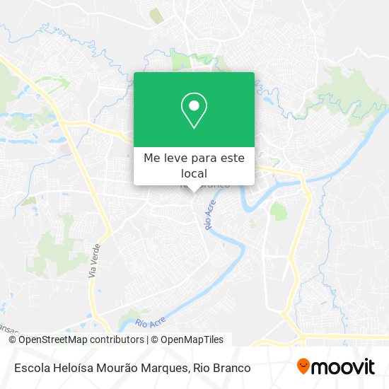 Escola Heloísa Mourão Marques mapa