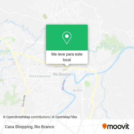 Casa Shopping mapa
