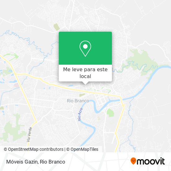 Móveis Gazin mapa