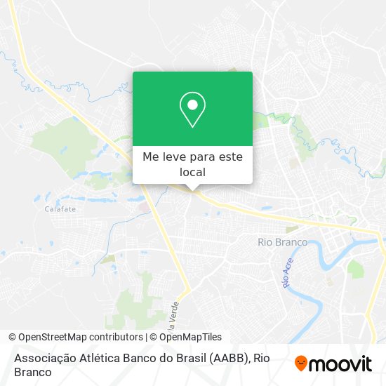 Associação Atlética Banco do Brasil (AABB) mapa