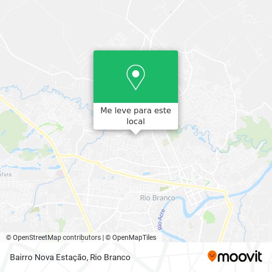 Bairro Nova Estação mapa