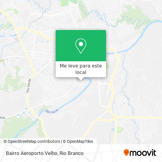 Bairro Aeroporto Velho mapa