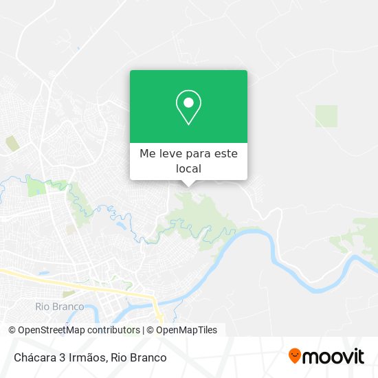 Chácara 3 Irmãos mapa