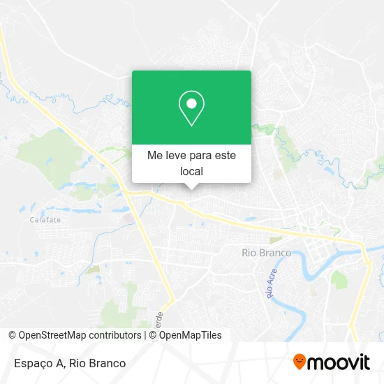 Espaço A mapa